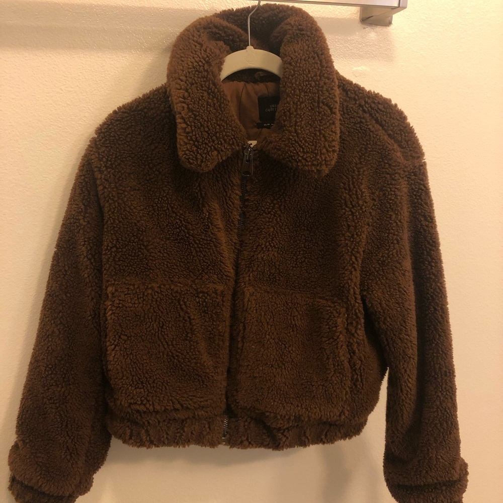 Brown Sherpa Urban Outfitters Jacket